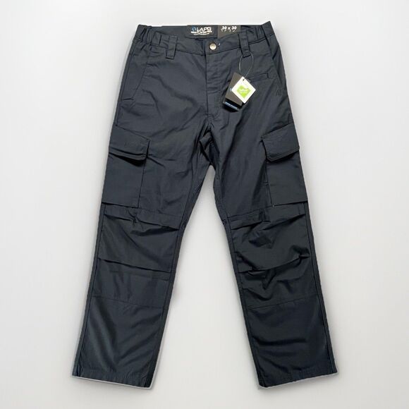 LAPG Men's 30X30 Urban Ops Tactical Pants  Rip Stop Cargo Pocket NWT TEFLON Navy - Picture 1 of 8